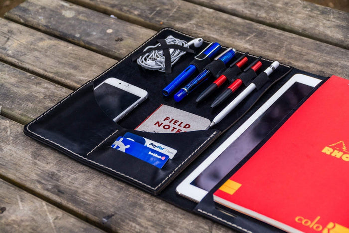 Moleskine Professional Workbook A4 Cover - Leather Compendium - Black