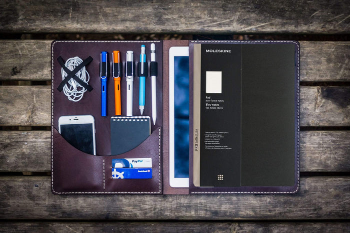 Moleskine Professional Workbook A4 Cover - Leather Compendium - Dark Brown
