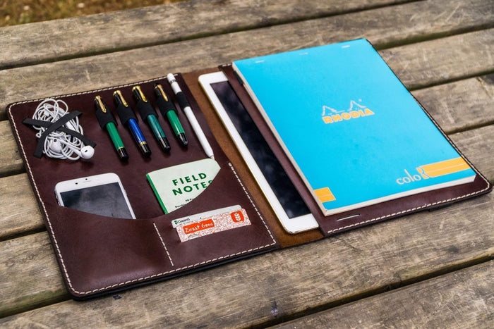 Moleskine Professional Workbook A4 Cover - Leather Compendium - Dark Brown
