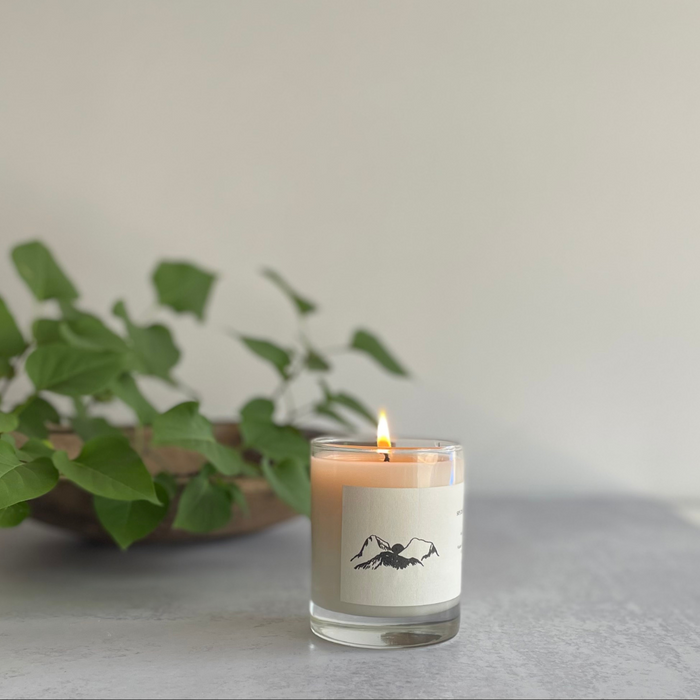 Moon Fire - Hickory, Embers, and Smoke Handcrafted Soy Candle