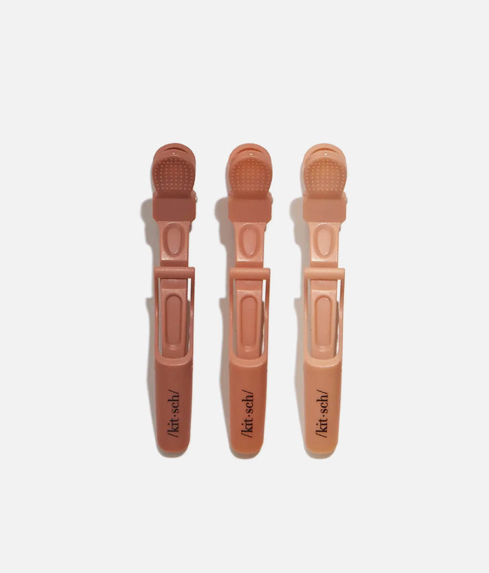 Multicolour No-Slip Crocodile Clips • 3-Piece Hair Sectioning Set