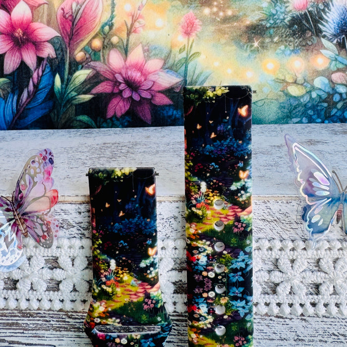 Mystic Garden Print Silicone Band For Samsung Watch â Mystic Garden â Silicone Band for Samsung Watch â¨ Step into a twilight meadow with Mystic Garden .