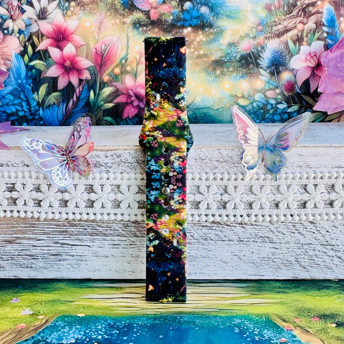 Mystic Garden Print Silicone Band For Samsung Watch â Mystic Garden â Silicone Band for Samsung Watch â¨ Step into a twilight meadow with Mystic Garden .