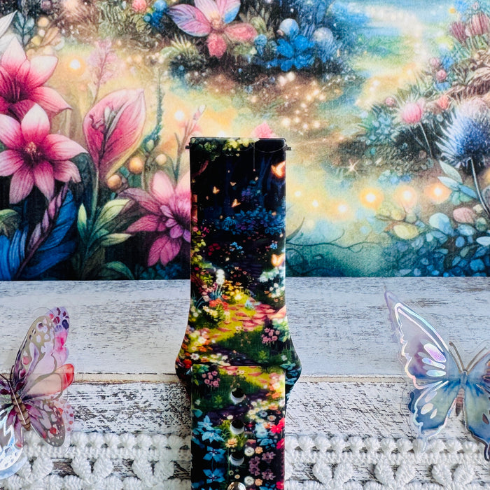 Mystic Garden Print Silicone Band For Samsung Watch â Mystic Garden â Silicone Band for Samsung Watch â¨ Step into a twilight meadow with Mystic Garden .