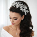 Wedding Hair Accessories - Crystal Bridal Headdress - Available in Silver and Yellow Gold