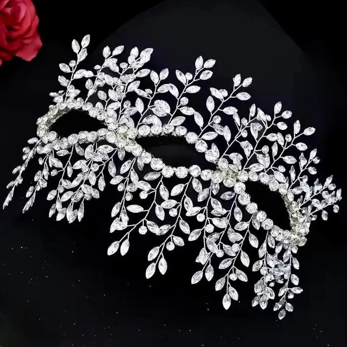 Wedding Hair Accessories - Crystal Bridal Headdress - Available in Silver and Yellow Gold