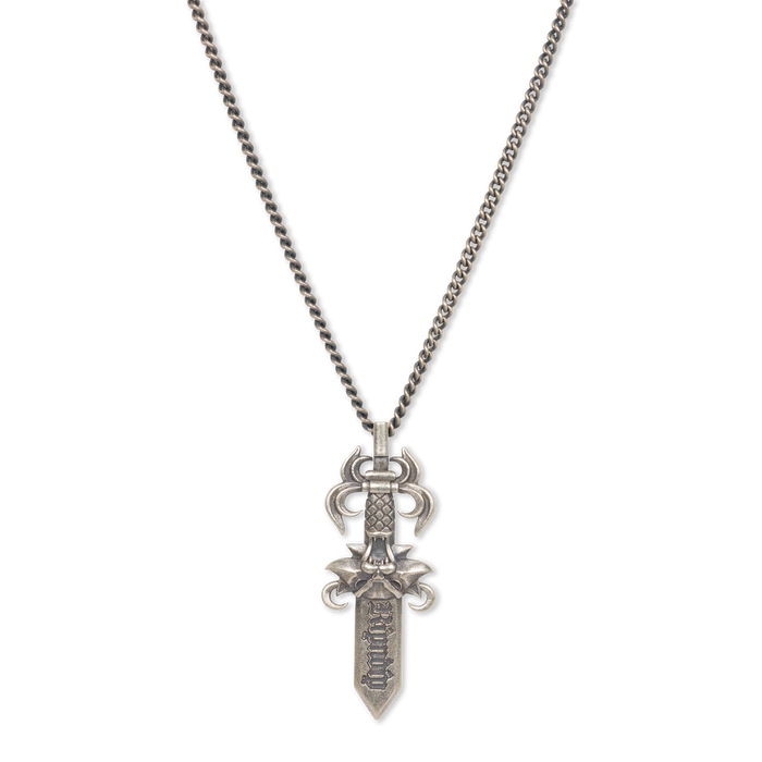 RIPNDIP Nerm Dagger Necklace (Silver)