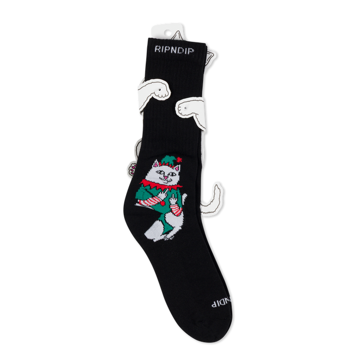 RIPNDIP Nermal Elf Socks (Black)