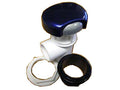 Master Spa   X284731   1 inch Blue Crescent On/Off Diverter   Side View