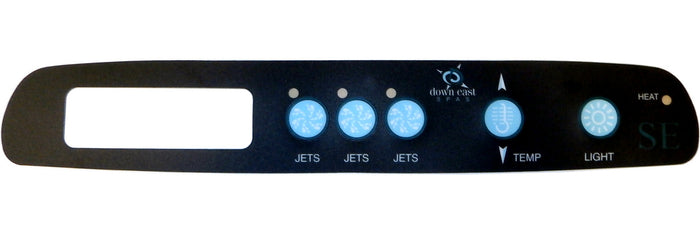 Master Spa   X508050   Down East 3 Pump Overlay For 470 Panel