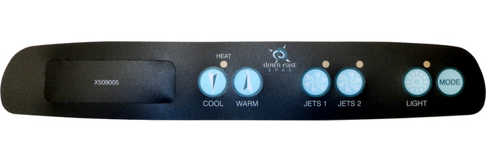 Master Spa   X509005   Down East 2 Pump Overlay   Front View