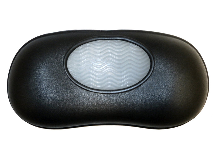 Master Spa   X540709   Spa Pillow   Black Euro Style Pillow Starting in 2005   Front View