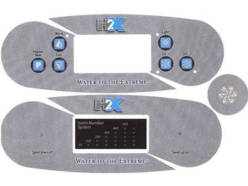 Master Spa   X600069   H2X Overlay Set for MS1600   Front View