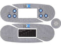 Master Spa   X600069   H2X Overlay Set for MS1600   Front View