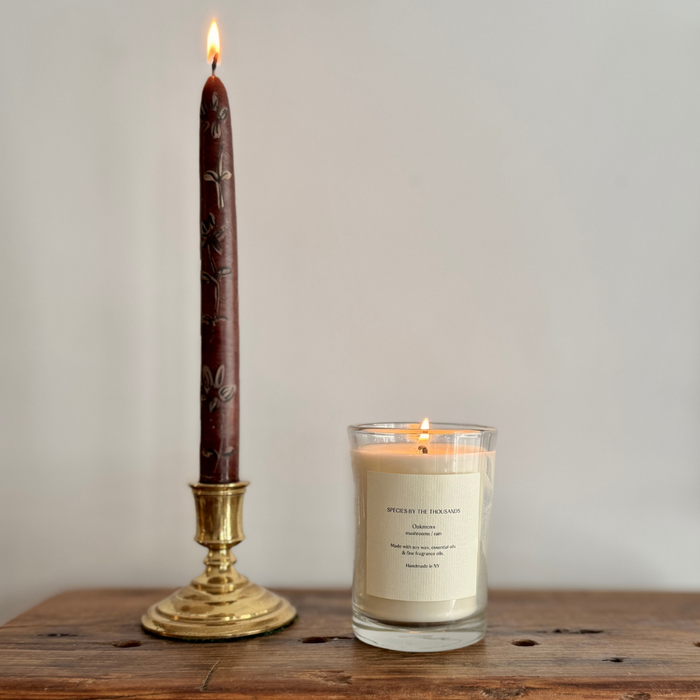 Oakmoss, Mushrooms + Rain Handcrafted Soy Candle