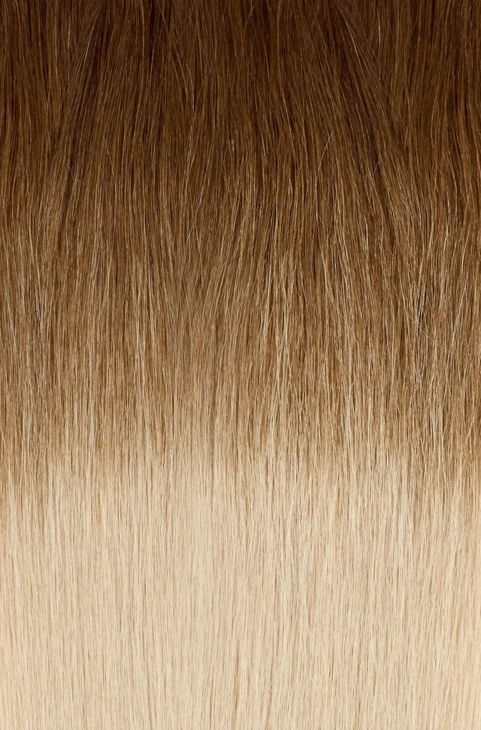 Ombre - Chocolate Brown (#4) to Dirty Blonde (#19C) 20" I-Tip