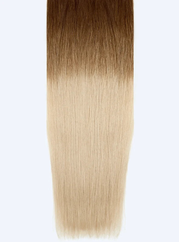 Ombre - Chocolate Brown (#4) to Dirty Blonde (#19C) 20" I-Tip