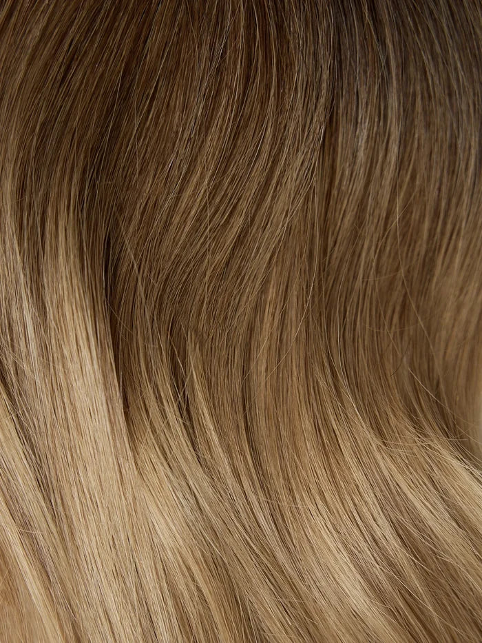 Ombre - Dark Brown (#2) to Ash Brown (#9) 20" I-Tip