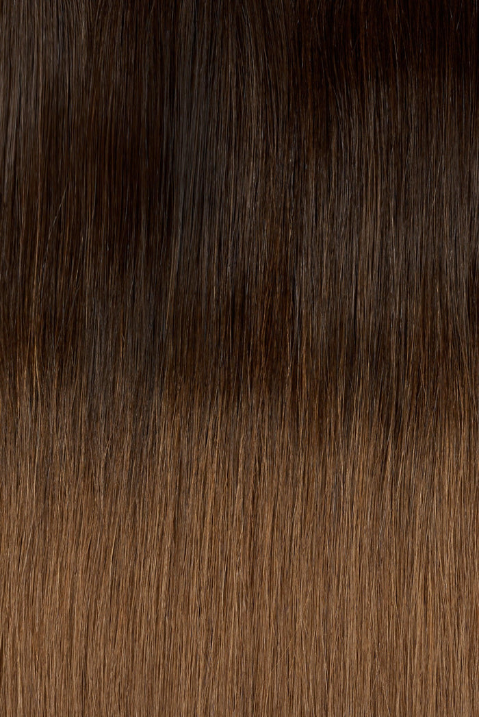 Ombre - Espresso (#1C) to Chestnut Brown (#6C) 20" I-Tip