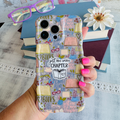 One More Chapter MagSafe iPhone case with books, reading glasses, and book quotes by Fancy Bands