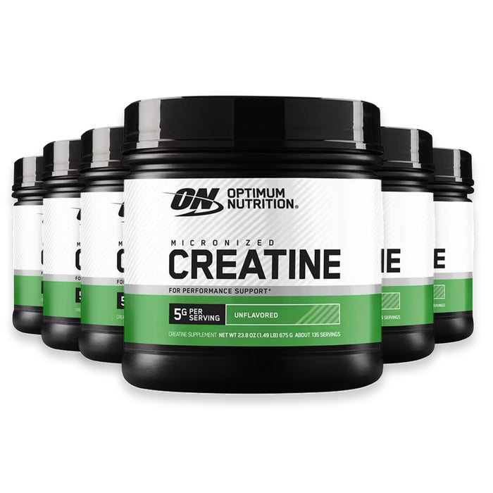 Optimum Nutrition Micronized Creatine Powder Unflavored, 135 Servings - 6 Pack