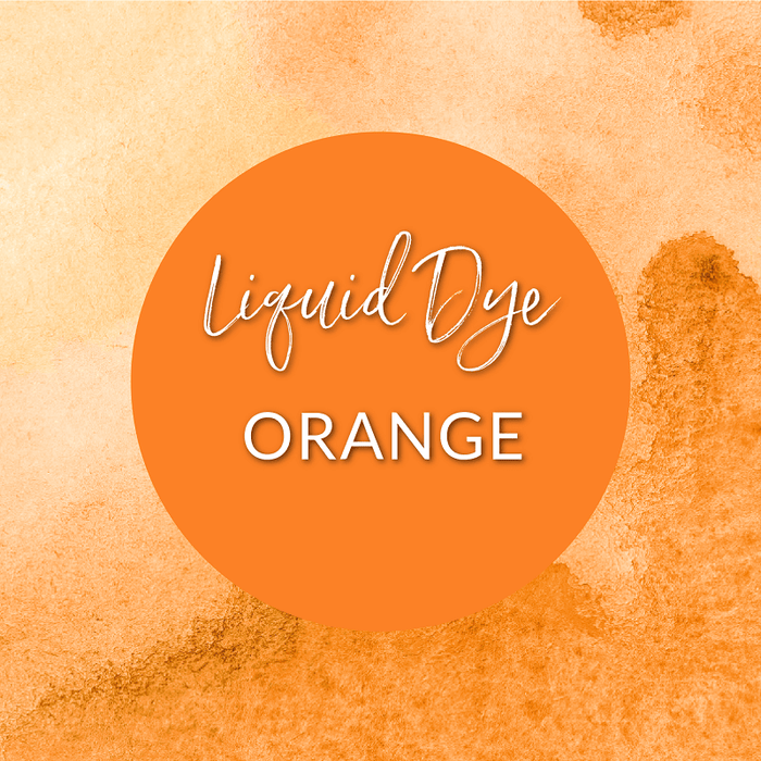 Orange Liquid Craft Dye for Candles, Resins, and more