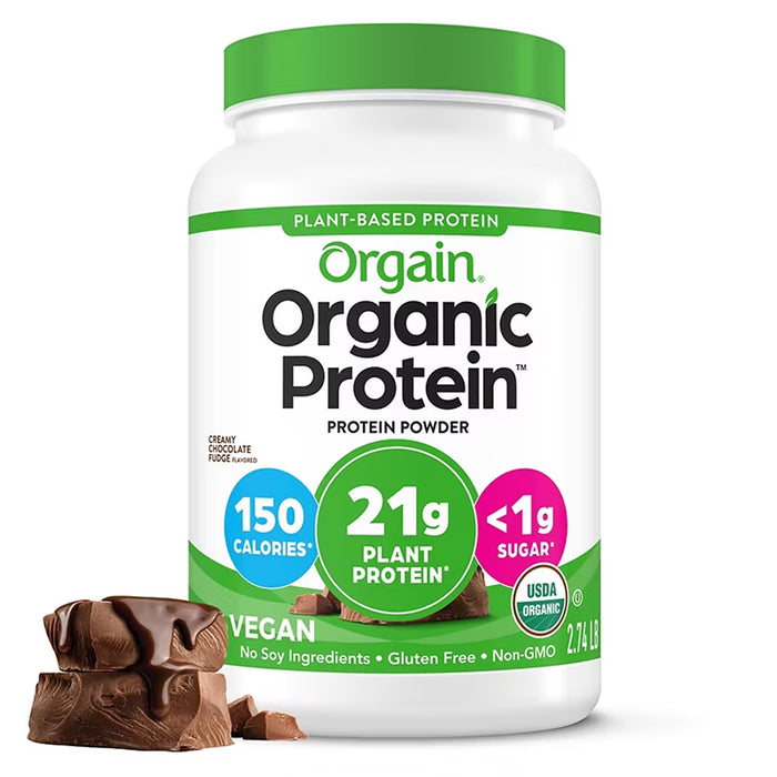 Orgain Vegan Protein Powder Creamy Chocolate - 2.74lb