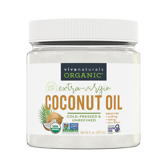 Organic Coconut Oil, Extra-Virgin