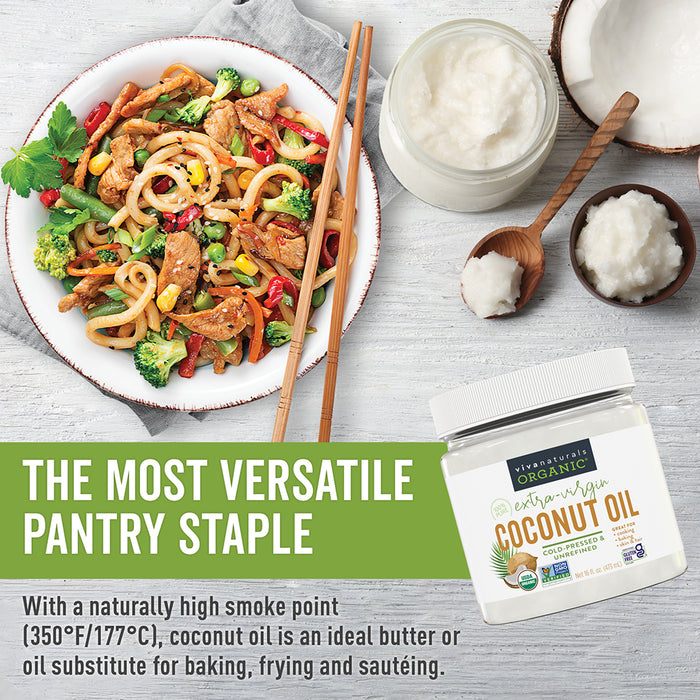 Organic Coconut Oil, Extra-Virgin