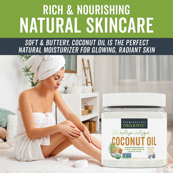Organic Coconut Oil, Extra-Virgin