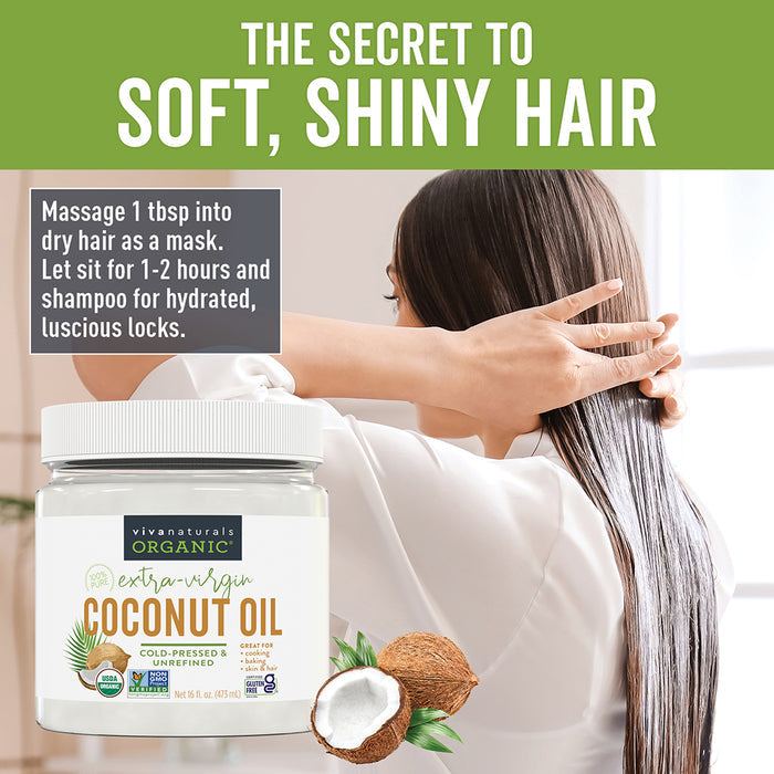 Organic Coconut Oil, Extra-Virgin