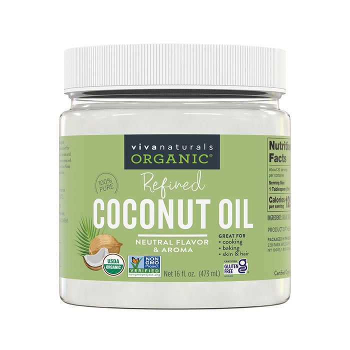 Organic Coconut Oil, Refined