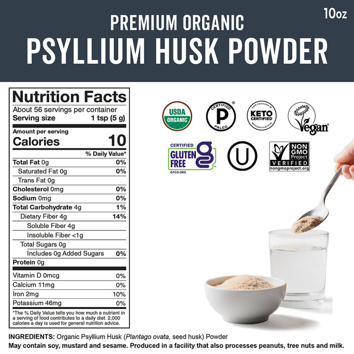 Organic Psyllium Husk Powder