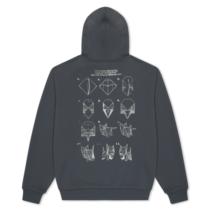 RIPNDIP Origami Hoodie (Charcoal)