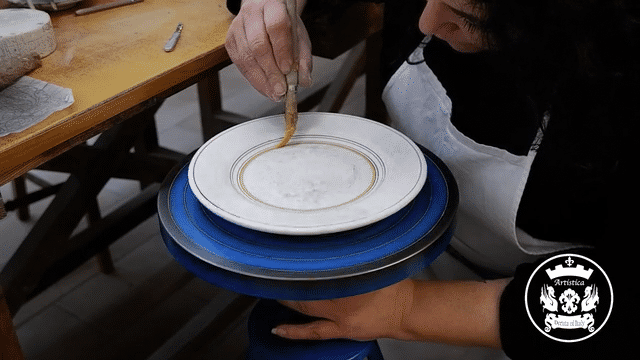 ORVIETO RED ROOSTER: 3 Pieces Dinnerware Place Setting