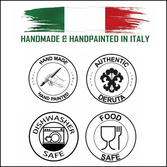 ORVIETO RED ROOSTER: 3 Pieces Place Dinnerware Setting