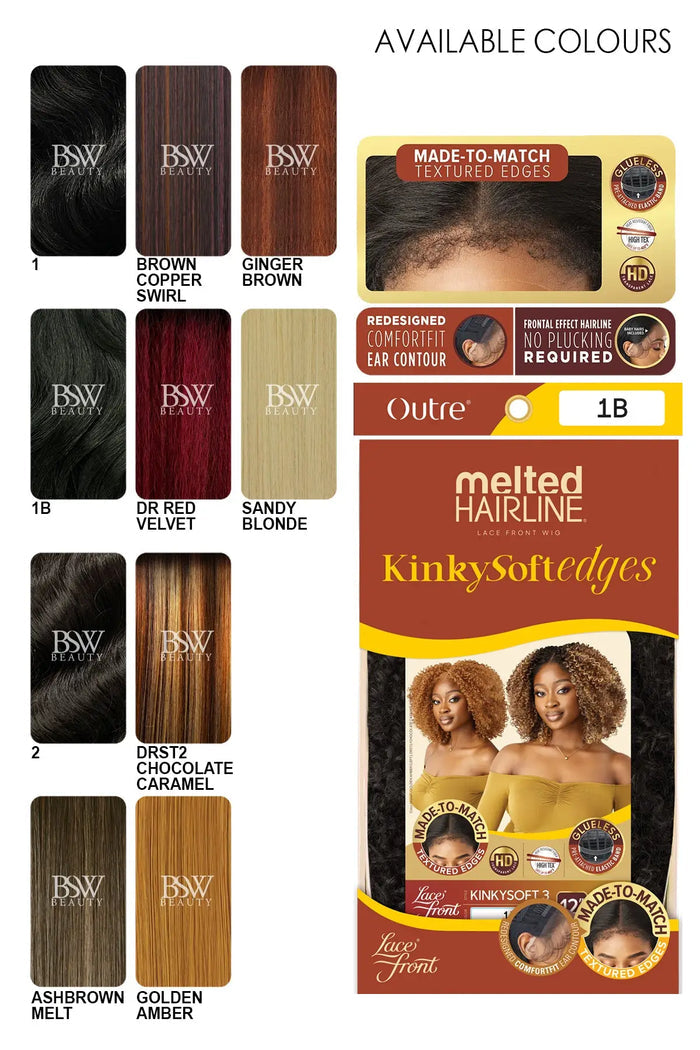 OUTRE MELTED HAIRLINE LACE FRONT WIG - KINKY SOFT 3 - BSW BEAUTY CANADA