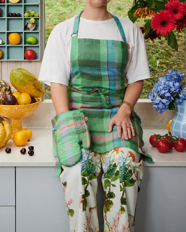 OVEN MITT in Jewel of the Nile Tartan from the amazing range of Kip & Co products