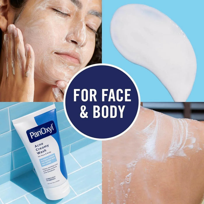 PanOxyl - 4 acne cream wash 4% Benzoyl Peroxide 6 Oz - - Pinky Cosmetics -- United Arab Emirates -- Pinky Cosmetics