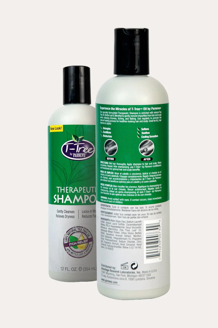 PARNEVU T-TREE THERAPEUTIC SHAMPOO 12oz PARNEVU