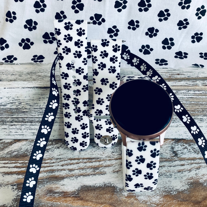 Paw Print Silicone Band For Samsung Watch