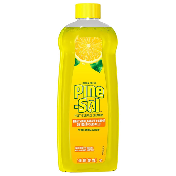 Pine-Sol Lemon Fresh Multi-Surface Cleaner with Citric Acid - 14 oz - 12 Pack