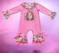 Pink Ruffle Romper