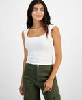 Planet Heart Juniors' Seamless Portrait-Neck Tank