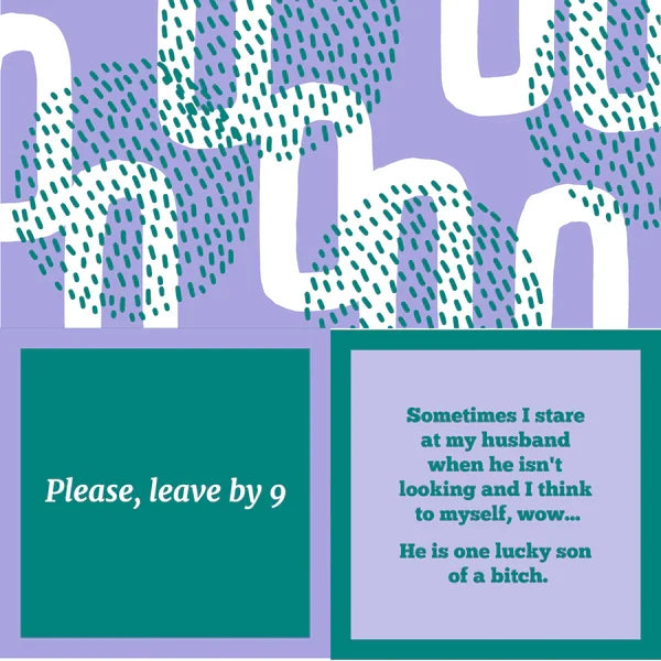 Please Leave By 9 Cocktail Napkins