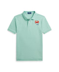 Polo Ralph Lauren Big Boys Crab-Embroidered Cotton Mesh Polo Shirt