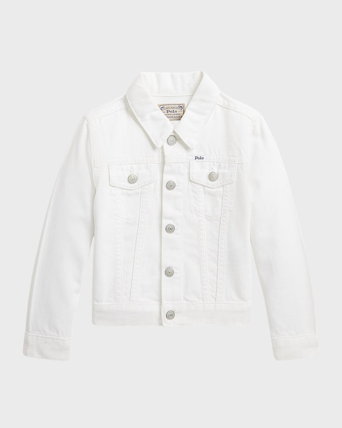 Polo Ralph Lauren Girls Denim Trucker Jacket - Poe Wash V