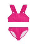 Polo Ralph Lauren Toddler Girls Cable-Knit Ruffled Swimsuit Bottoms ONLY