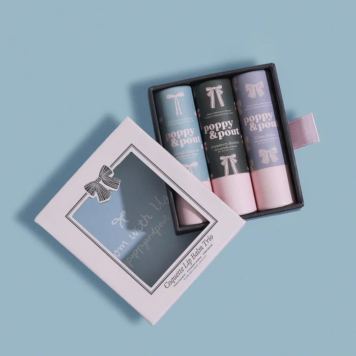 Poppy & Pout Coquette Lip Trio
