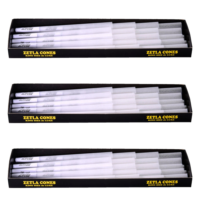 Pre Rolled Cones Zetla King Size De Luxe (20 Pcs) - Zetla